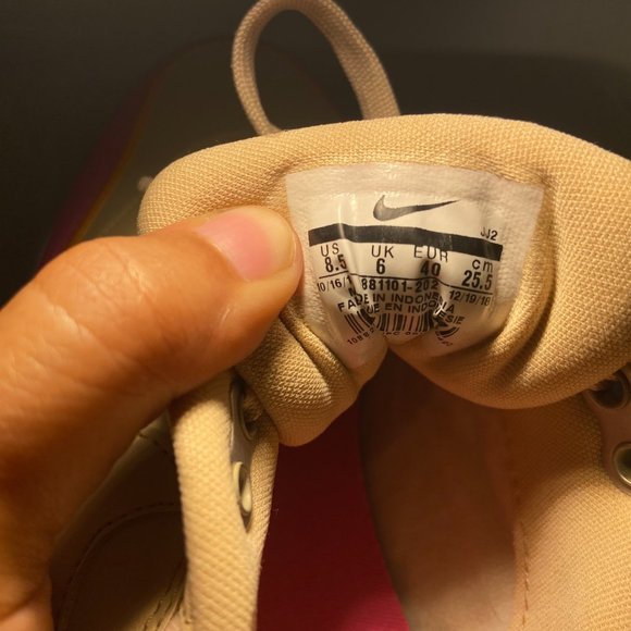 Air Max 1 SE Desert Ore/Laser Fuchsia/Orange Peel - Picture 7 of 9